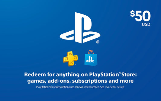 PlayStation Store $50 Gift Card, Sony [Digital Download]